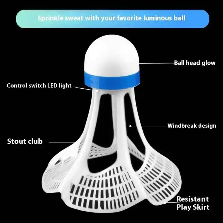 Professional Feathered Badminton Shuttlecock Set for Tournament and Outdoor Play with High-Speed Flight