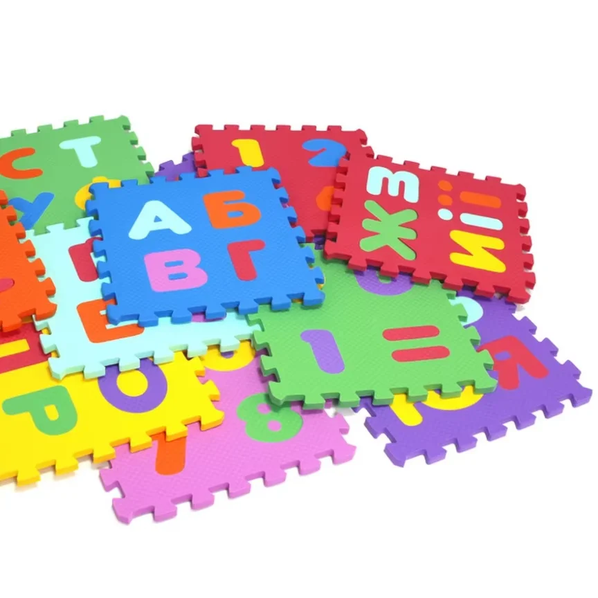 Honloy OEM/ODM Service Offered Alphabet Playmats EVA Puzzle Mat Soft Floor Mat for Home
