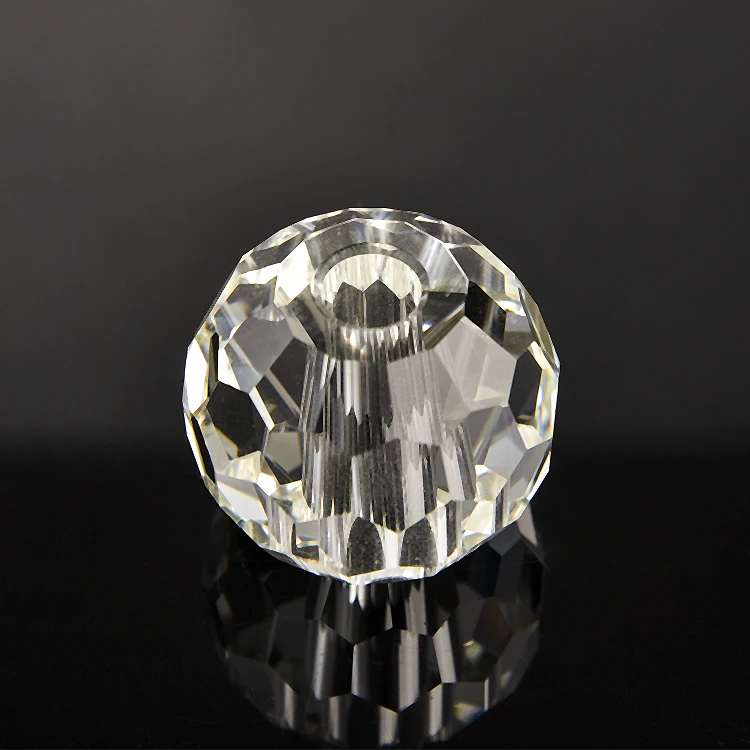 Big Sale 50mm Faceted Water Drop Lamp Crystal Pendant Chandelier Parts Hotel Luxury Crystal Hanging Light Decoration