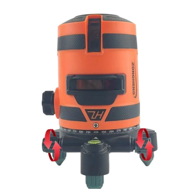 High Accuracy Infrared Ray Self-Leveling 360 degree Horizontal Vertical 2/3/5 Lines Green Laser Level Meter With Batteries