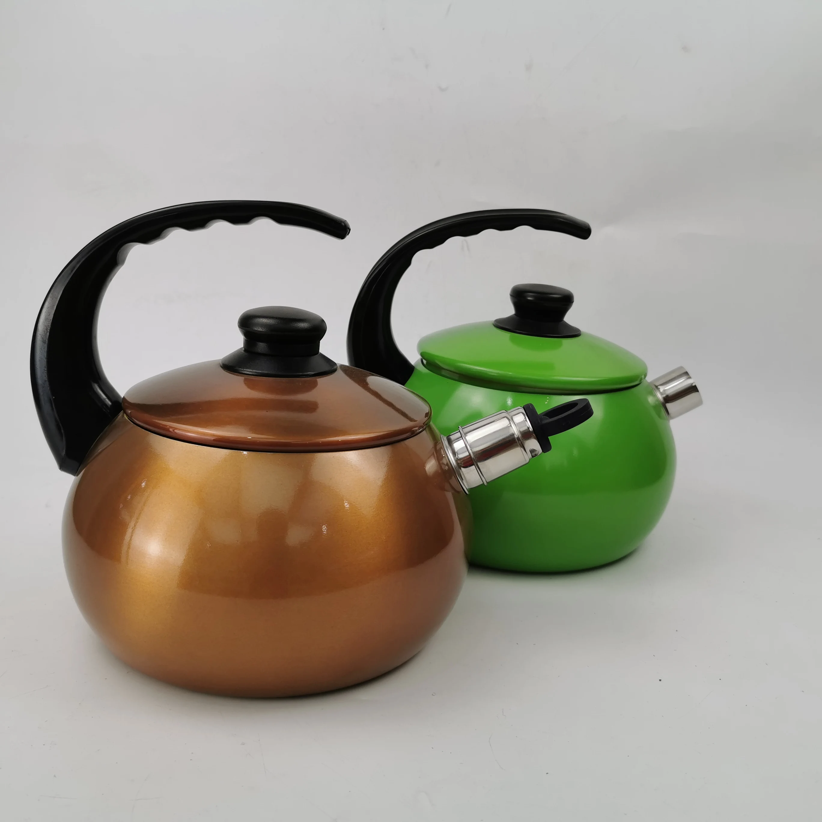  3L утолщенной со свистком плоское дно чайника газовая плита из нержавеющей стали чайник Отдых Путешествия