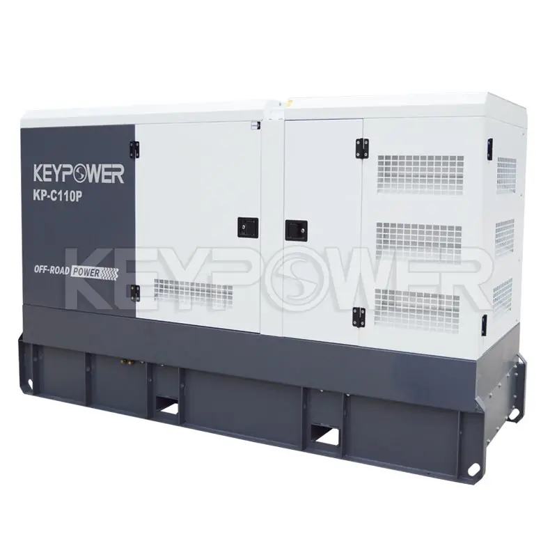 KEYPOWER 4BTA3.9-G11 Rental Type Atlas Canopy Super Silent 80 kVA genset
