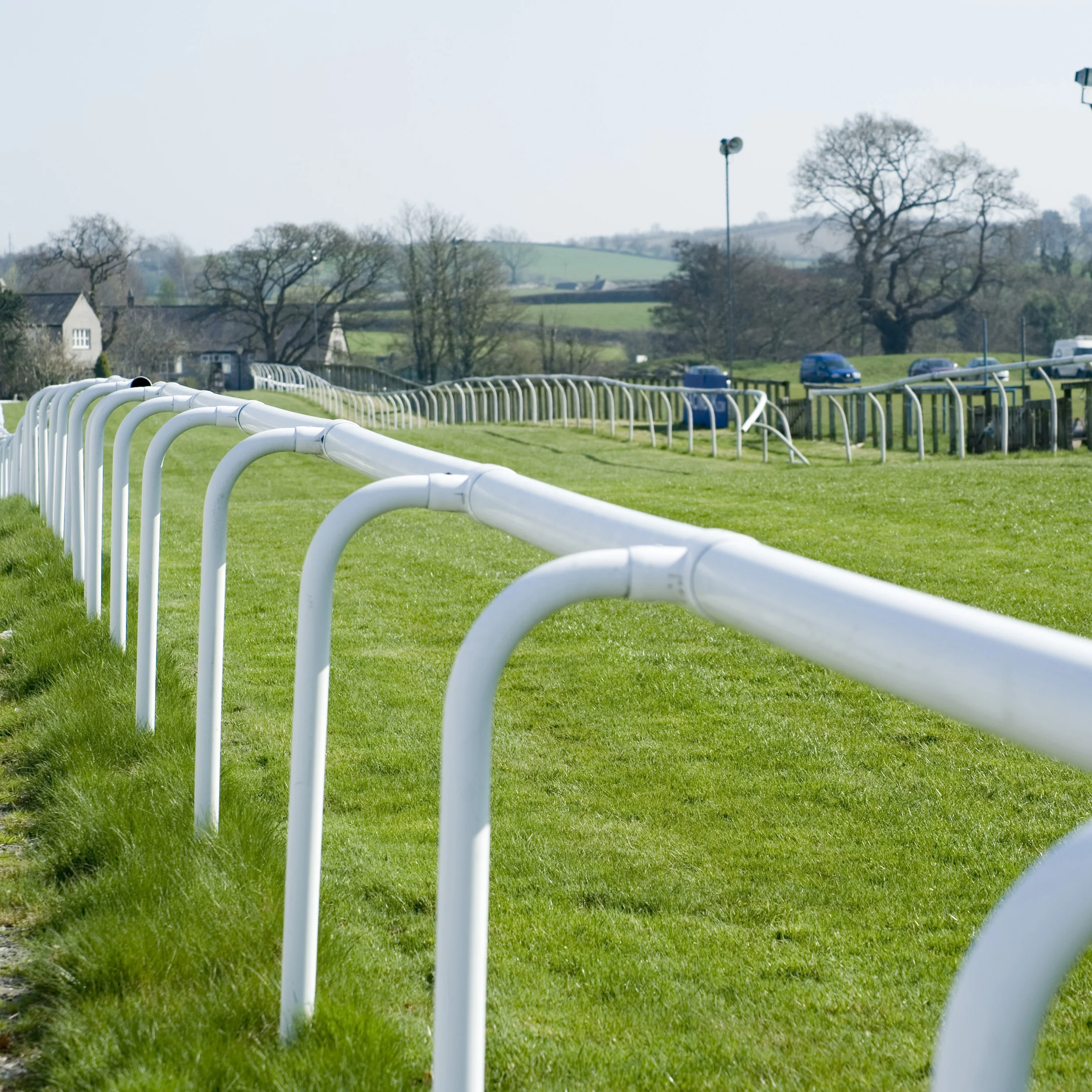 PVC Horse Racing fence Horse Racing tracks