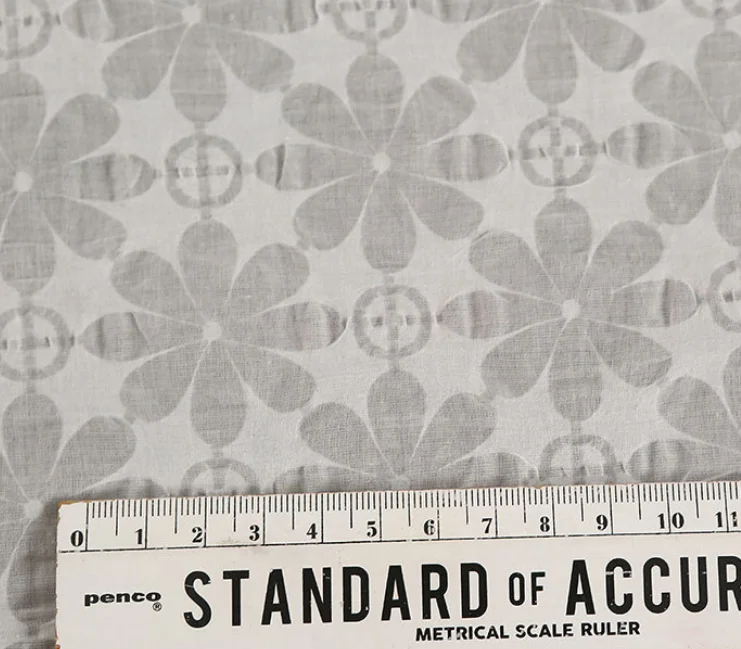 Cotton tinsel  printed fabric 100%  cotton pique crinkle sheer gauze  fabric for summer and spring clothing