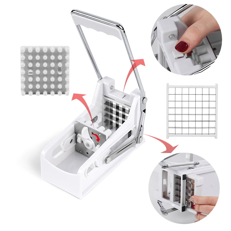Multifunctional Slicer Kitchen Gadgets Potato Slicer French Fry Cutter Chipser