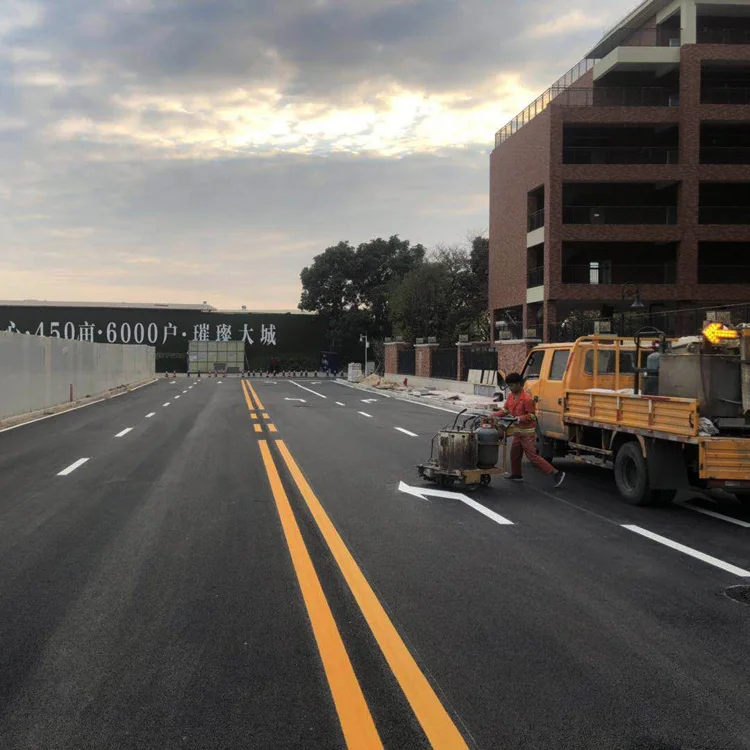 BS Standard Reflective Thermoplastic Applied Road Paint Guangzhou Powder Coating Hot Melt Paint Petroleum Resin