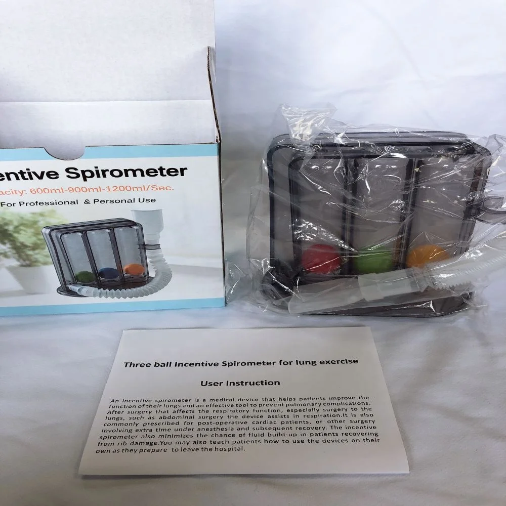 
3 balls Deep Breathing Lung Exerciser Deep Breathing Exerciser and Breath Exerciser 