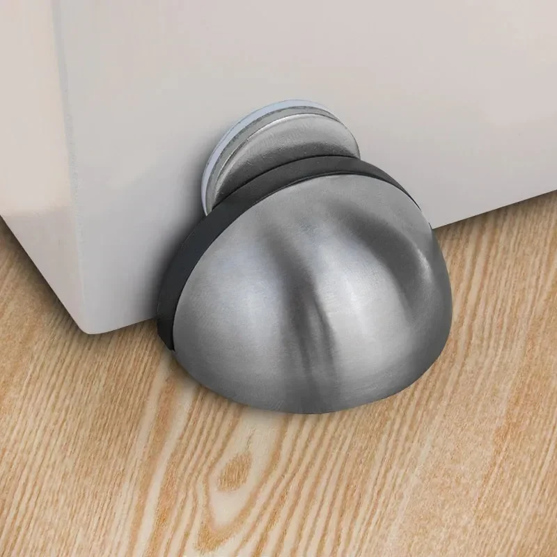 Modern Living Room Silver Stainless Steel Magnetic Door Stops