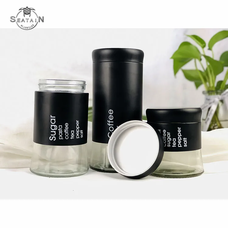 Wholesale Kitchen Coffee Tea Sugar Canister 3 pieces
