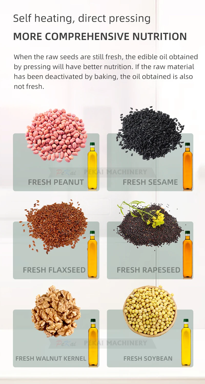 B01S Intelligent Oil Presser Automatic Peanut Mini Olive Oil Press Machine
