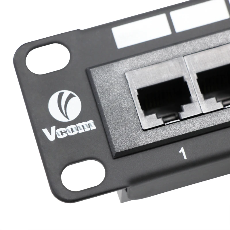 Сетевой патч-корд VCOM UTP Cat6 1U Keystone Jack RJ45