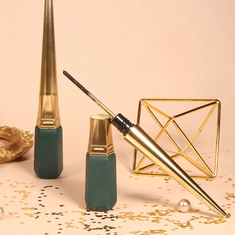 Тушь для ресниц с логотипом на заказ для длинной и толстой завивки, металлическая тушь для ресниц