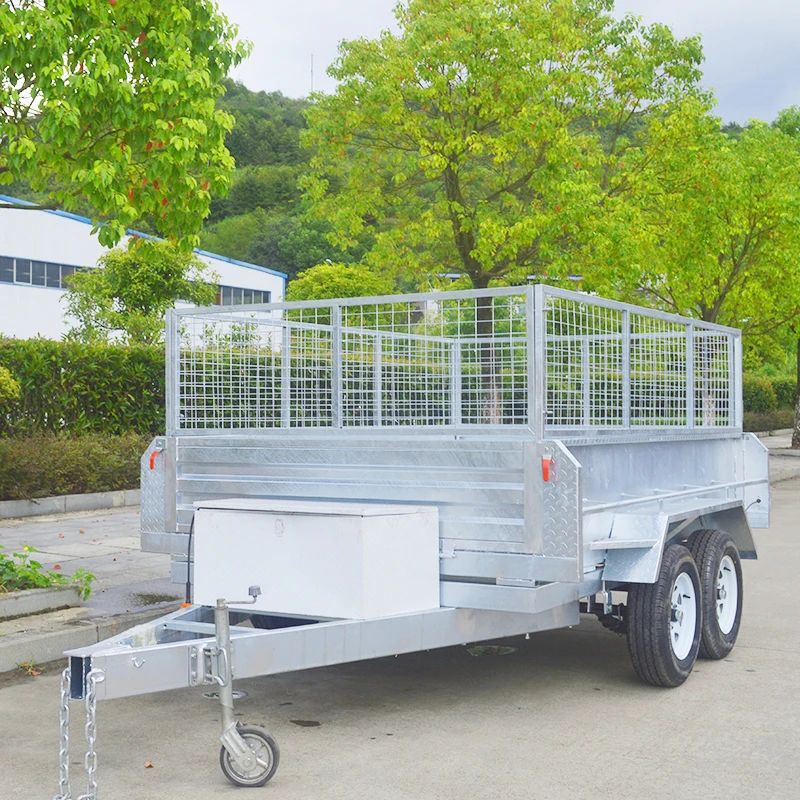 GINO Fully Welded Heavy duty Hydraulic Electric Tipper Trailers
