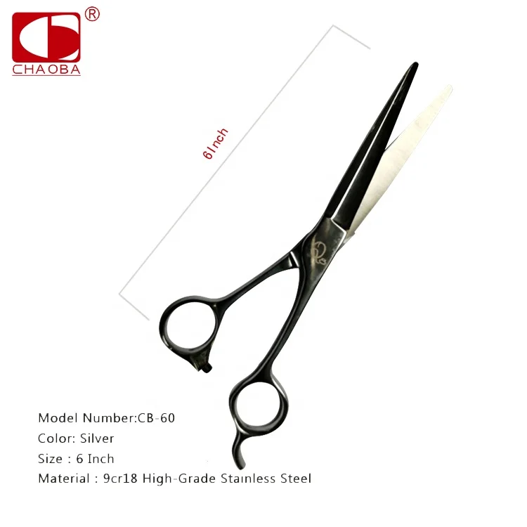 CB-60 CHAOBA 9cr18 высококачественная нержавеющая сталь Профессиональная парикмахерская ножницы для стрижки волос 6 дюймов
