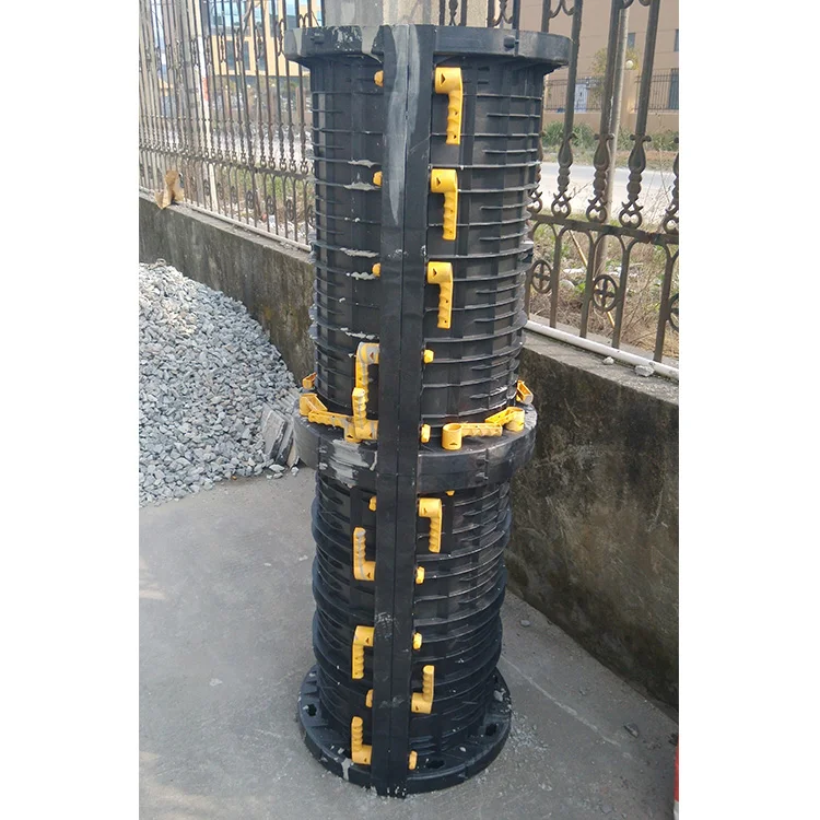 Plastic round column, better than circle steel column