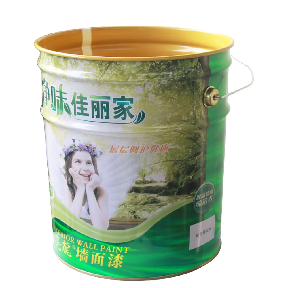 20L tinplate pail metal tin bucket barrel for latex paint coating gasoline and other chemical products