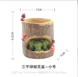 Roogo serdang tree hole storry  resin flower pots