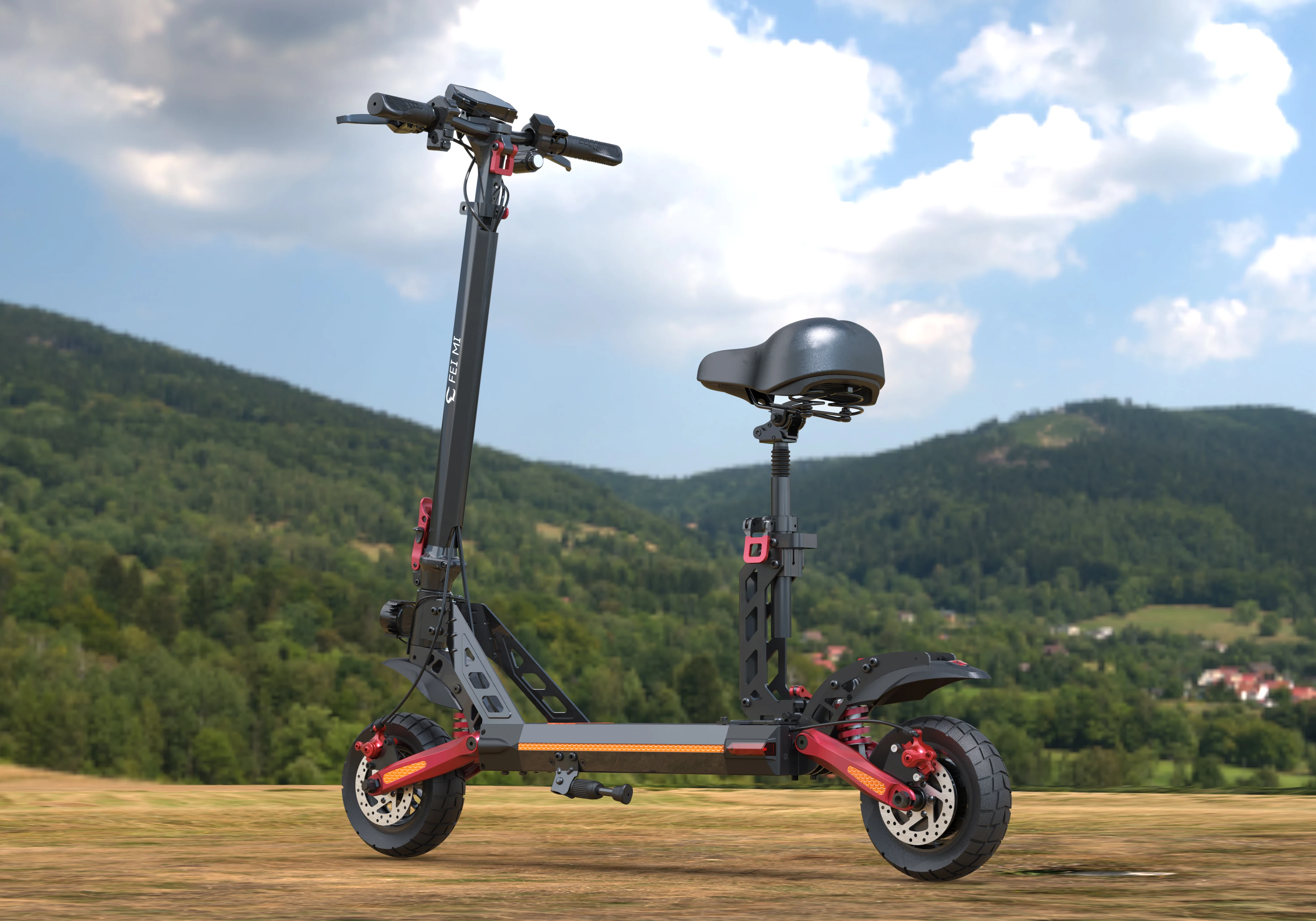 Skuter Fat Tire Electric Scooter 3000w 5000w Unigogo 8.5 Inch 36v 350w Water 2019 Sit Scoter Electric Scooter Adults 2000w