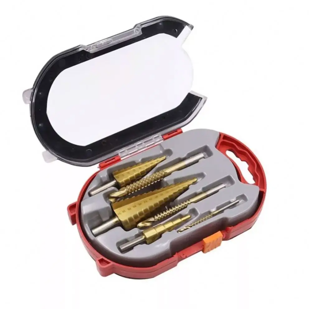 HSS Slot Saw Drill Step Drill Bit Metal Cutter Core Hole Opener Pagoda Sawtooth Set