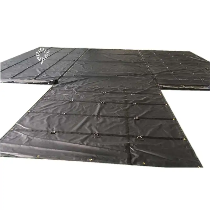 Dandelion Heavy Duty 18oz Truck Tarpaulin Customized Size Lumber Tarps Steel Tarps