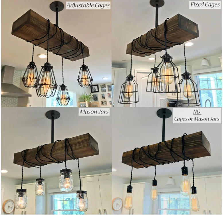 Adjustable Pendant Lights Wood Beam Pendant Chandelier Ceiling Light Wood Beam Pendant Chandelier Ceiling Light