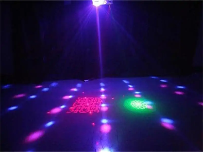 On sale sound control 4in1 multifunction effect stage lighting with Strobe effect for ktv dj disco and night club light