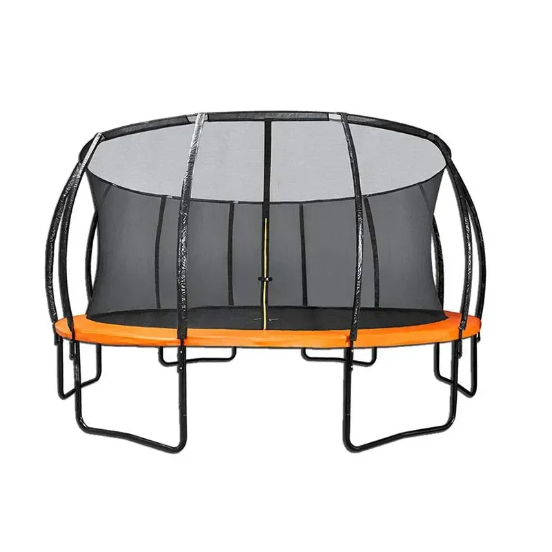 Backyard Outdoor 8FT 10FT 12FT 14FT 16FT Rebounder Trampoline with Safety Enclosure Net for kids
