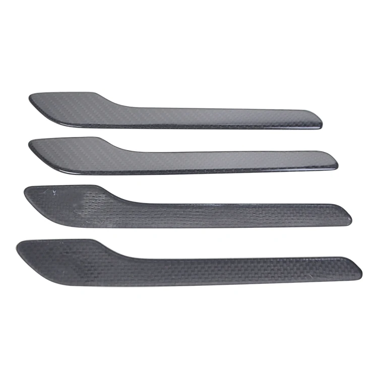 Exterior Accessories Newly Gloss / Matte Dry Carbon fiber Car Door Handle Cover 4 PCS For Tesla model Y