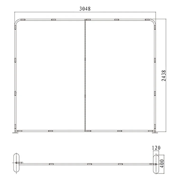 Fashion Photo booth Design Print Straight Pillow Case Backdrop with Frame stand for photography Background