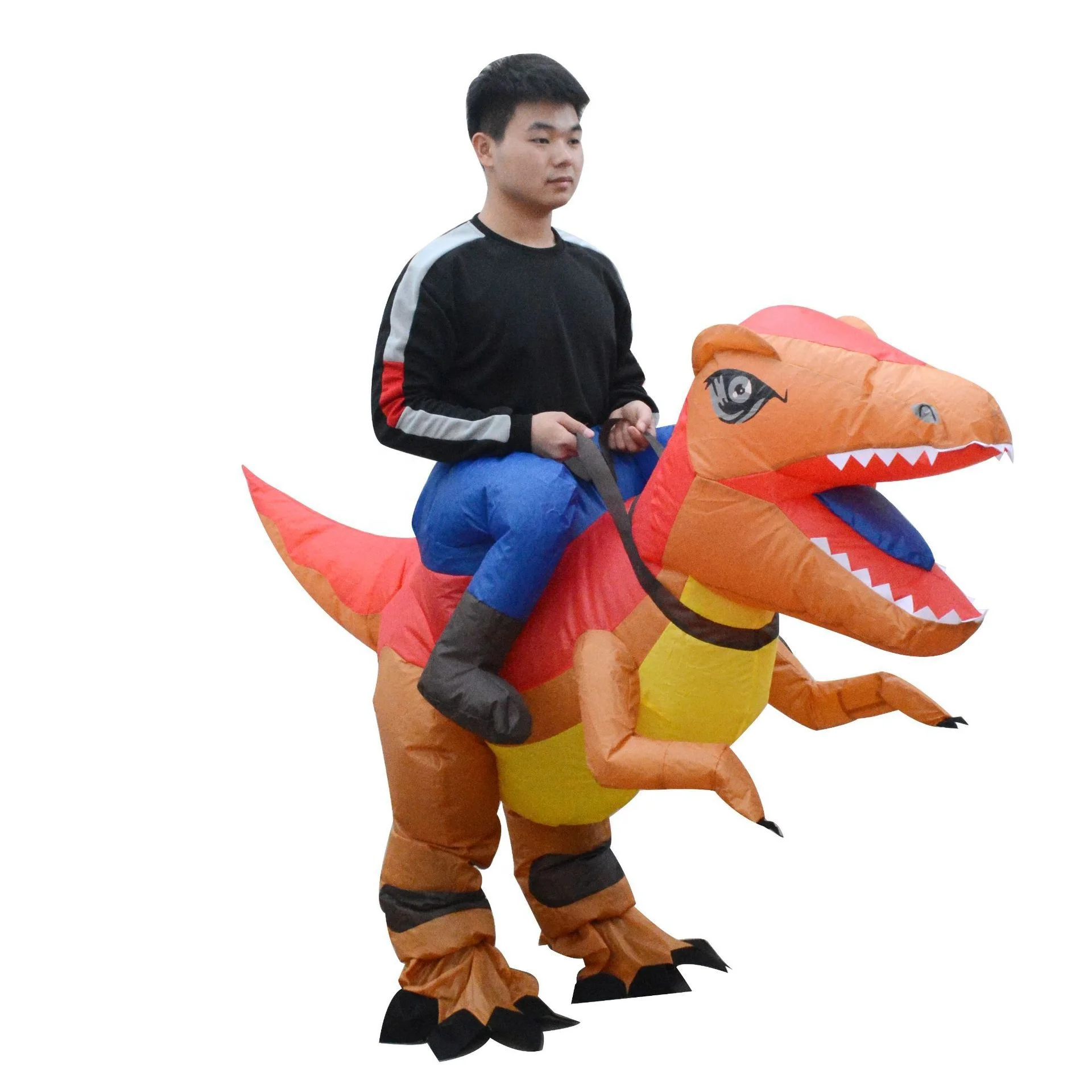 Inflatable tyrannosaurus rex Velociraptor dinosaur Costume for Party