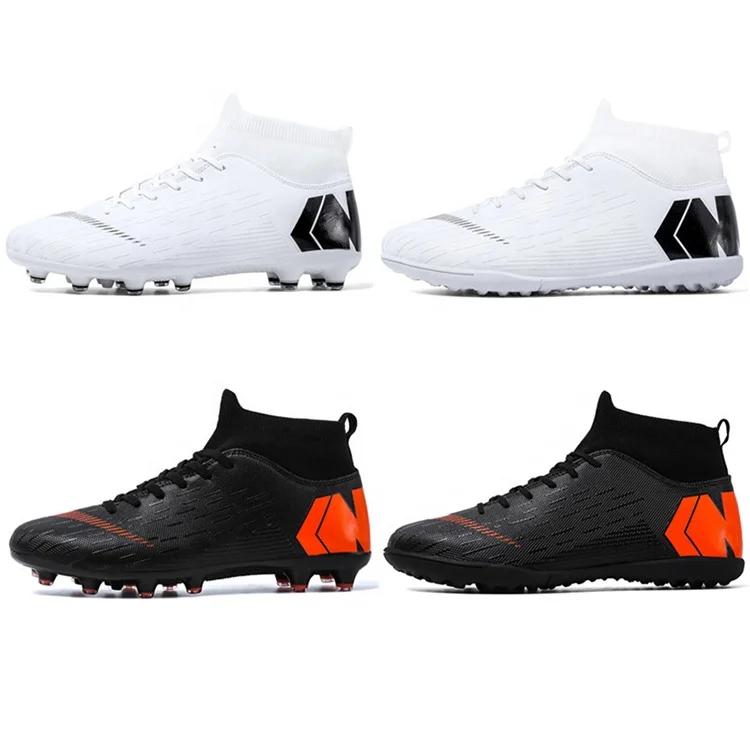 Factory Wholesale Cheap Soccer Shoes Rubber Spikes Football Boots For Men