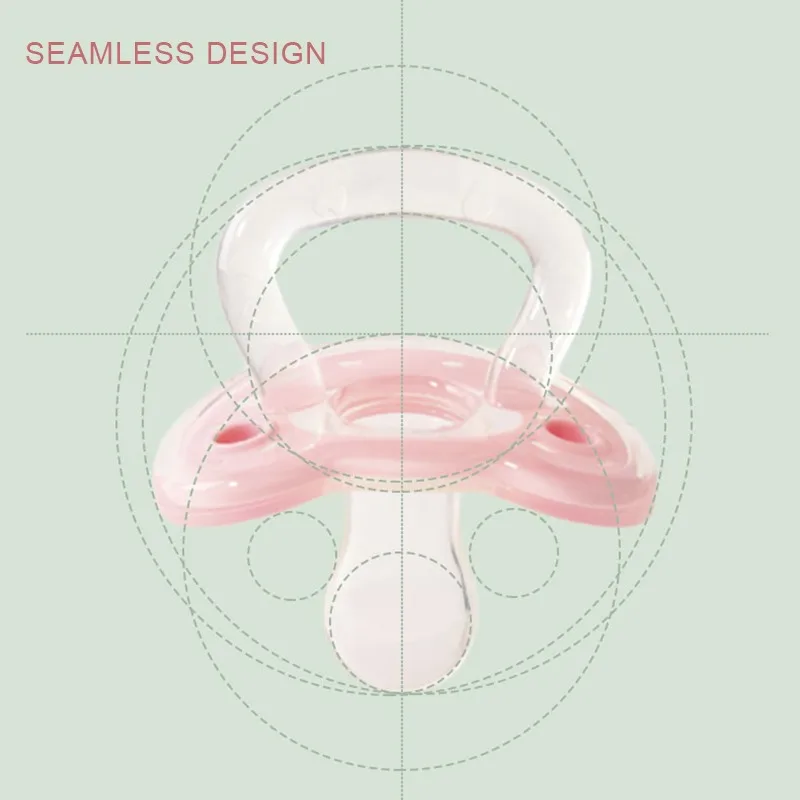 New Products 100 % Food Grade Non-toxic BPA Free Silicone Baby Nipple Pacifier