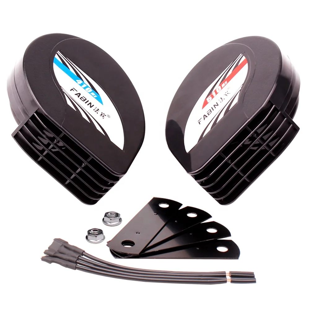 Compact Horns 12V Waterproof Car Horn Loud Electric Truck Horn Universal for Any 12V Vehicles