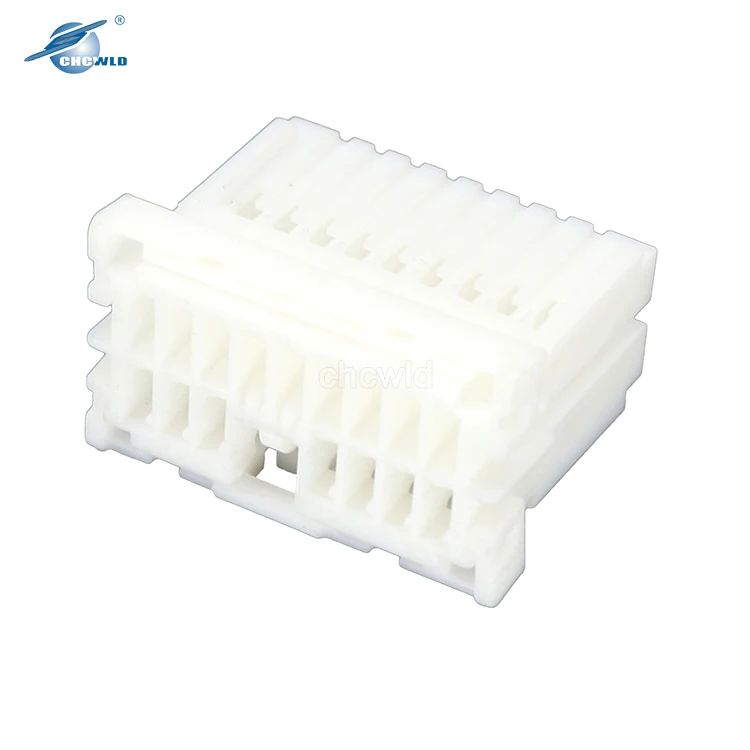 16 Pin Automobile Male White Connector plug Wire harness Housing Micro jst plug Connector 653019