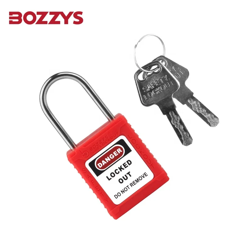 Zenex Oem Waterproof Custom Safety  Lockout Tagout Padlock with 4mm Stainless Steel Beam to Prevent Accidental Operation