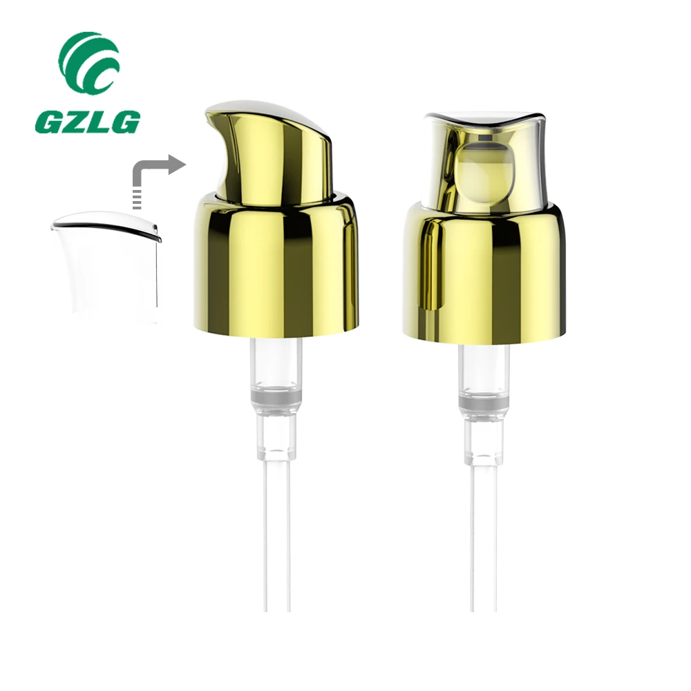 Manufacturer plastic round lotion pump gold 40 410 Dispenser Shampoo Lotion Pump For Liquid Bottle Pump