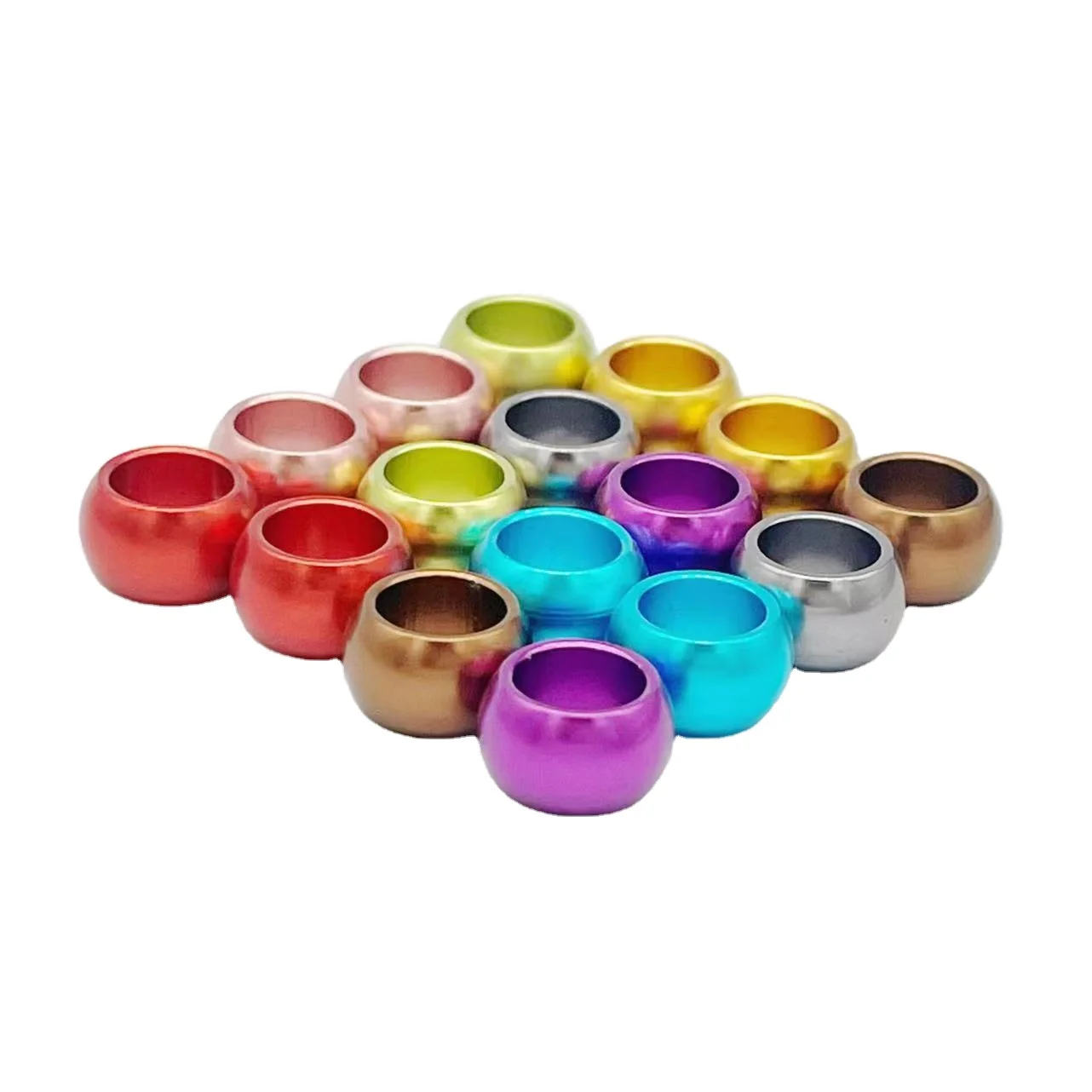 2025 Whosele Parrot Ring Blank Aluminium For All kinds Birds ,Various Color for Choice ,8mm Pigeon Foot Rings for Pet tags