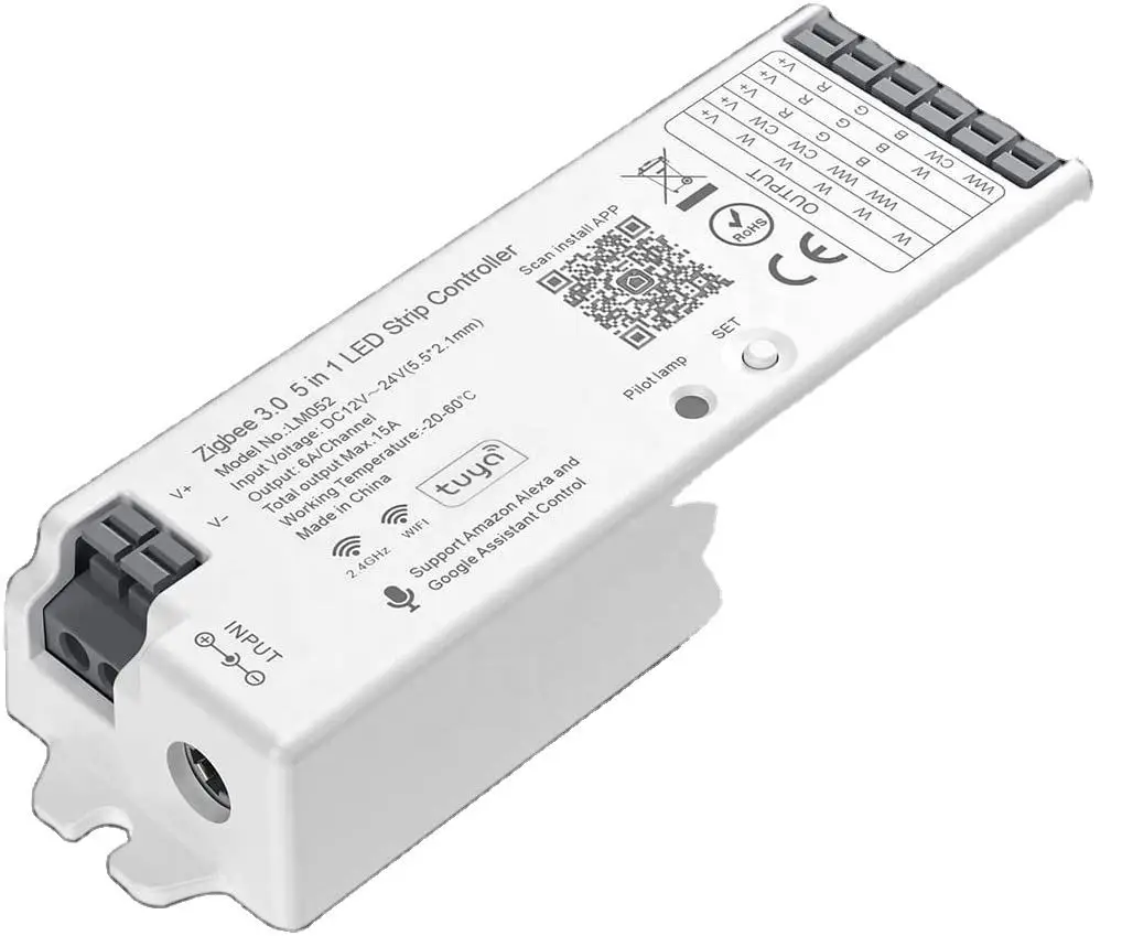 5 в 1 Tuya приложение Zigbee 3 0 RF беспроводной светодиодный контроллер диммер для Rgb Rgbw Cct Cw Ww светодиодные полосы света