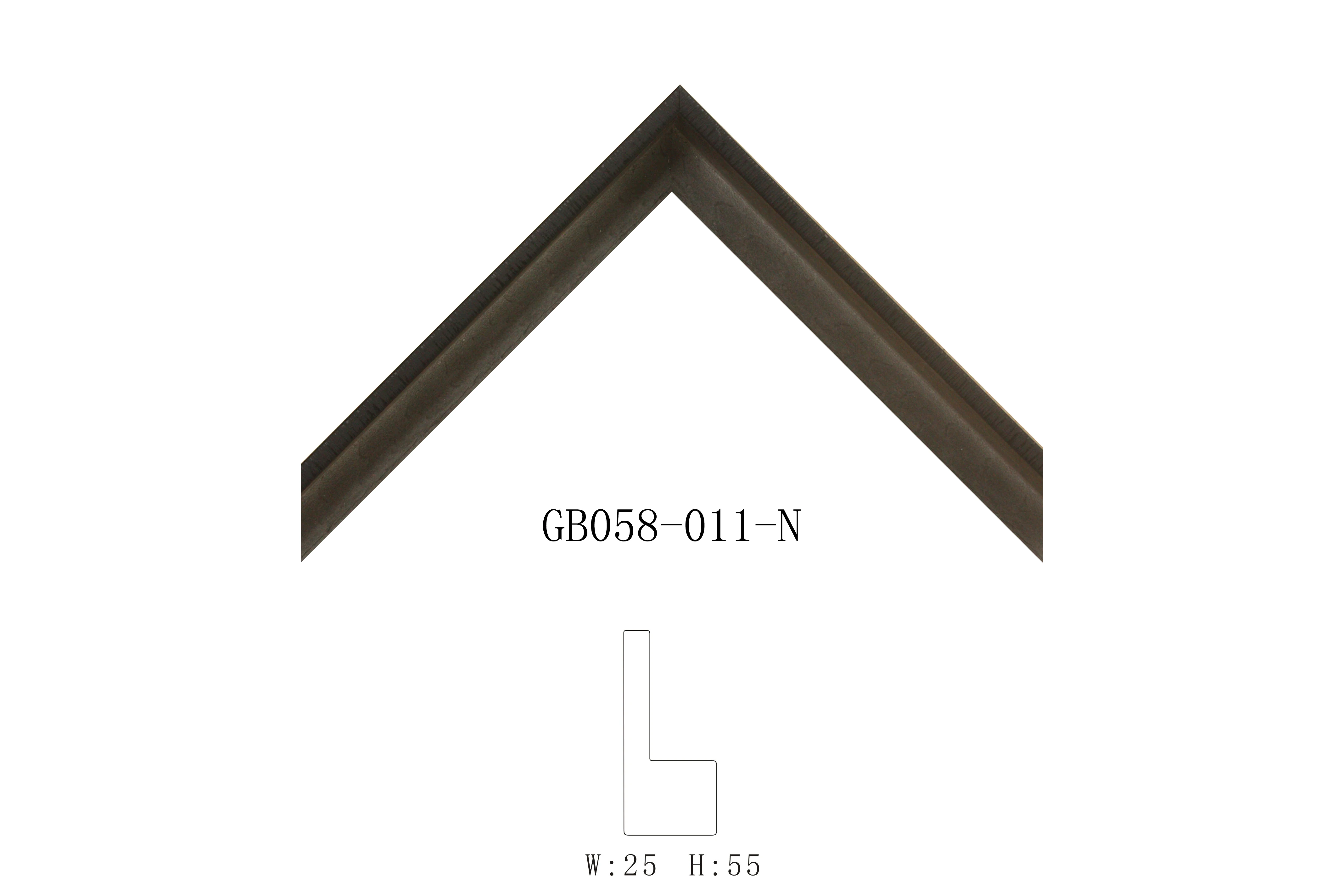 Сделано в Китае, простая двухсторонняя тонкая поливинилхлоридная рама, ps молдинг для печати холста