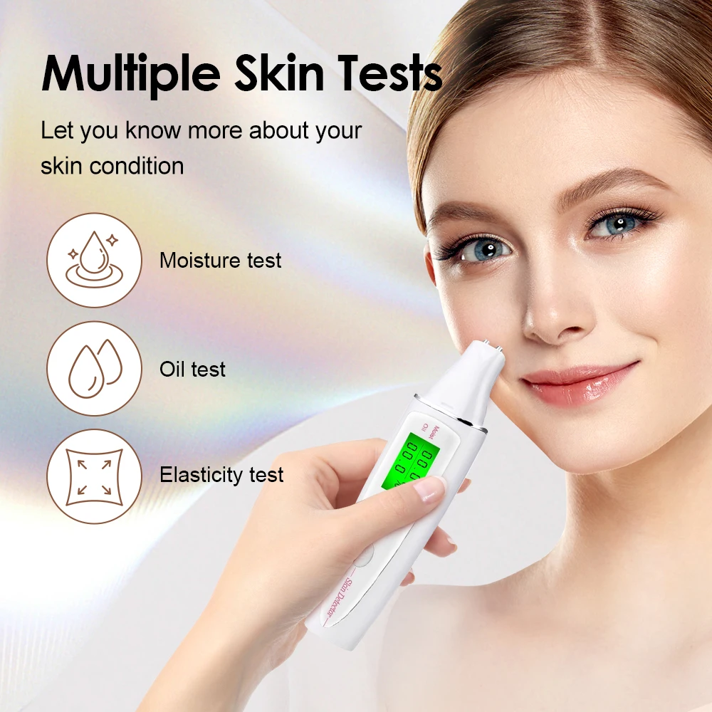 Portable Face Care Digital Skin Tester Home Use Skin Analyzer
