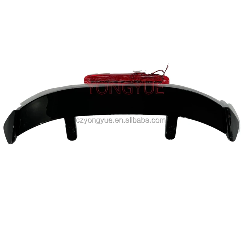 Universal Hatchback Roof Spoiler with Lamp Car Cars Lip Back Boot Rear Trunk Spoiler Universal Wing for Hatch Back Auto