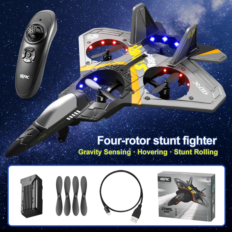 360 degree stunt rotation v17 remote control jet plane EPP foam fighter rc aircraft plane toy