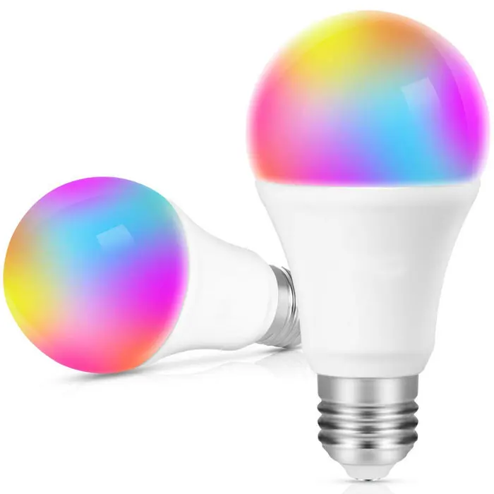 High Quality E27 E26 7W smart light bulbs led bulb light Multi Colors dimmable wifi led blub