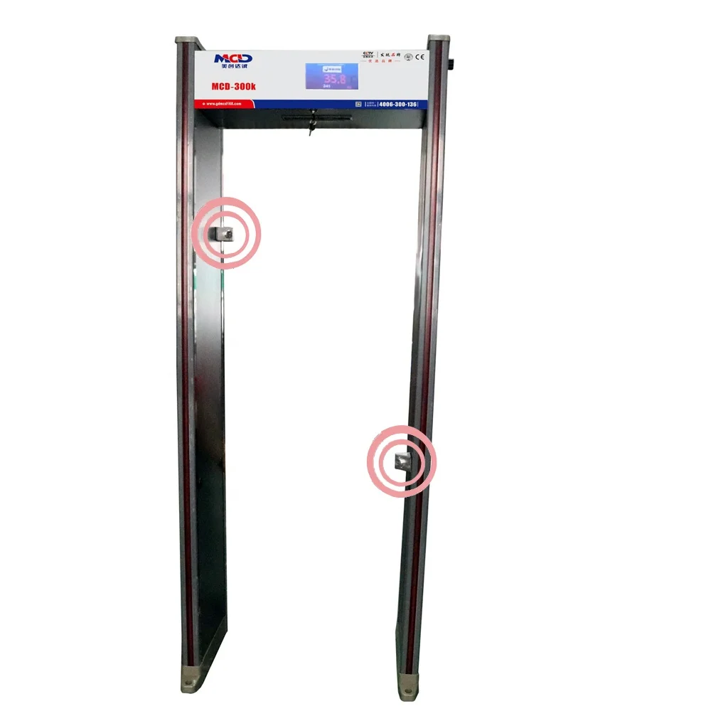 Лидер продаж 2020, сканер температуры тела с инфракрасным датчиком для быстрого прохождения, проходные ворота для обнаружения металла