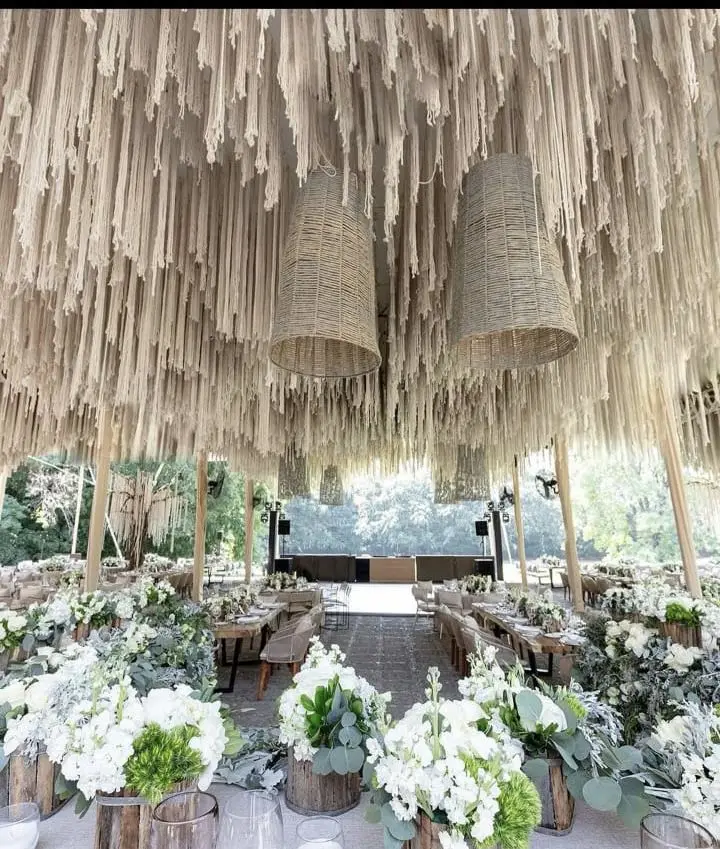 Macrame monopoli Acceptable customization of commercial spaces for large-scale design projects macrame wall hanging