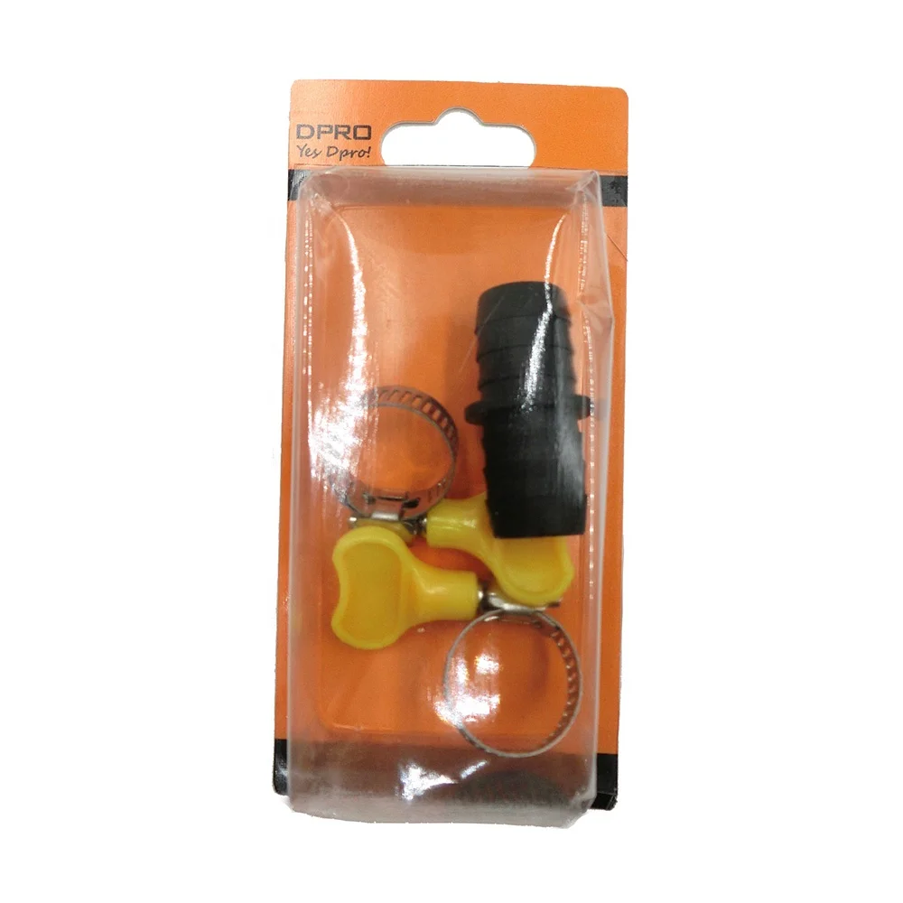 Connector With Stainless Flexible Hose Clips Plastic Pipe Clamps Clips