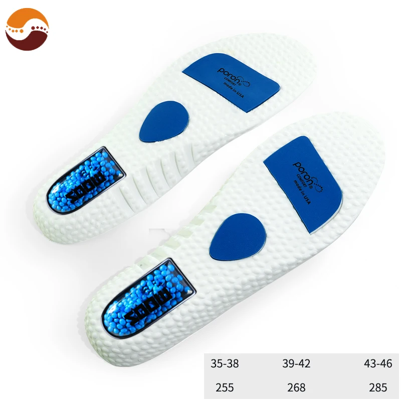 Low Price Popcorn Air Cushion Arch Support Insoles PU Breathable Shock Absorption Man Woman Poron Insoles Sports Comfort Insoles