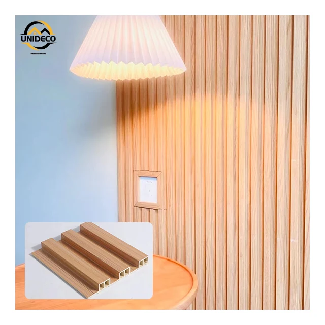 Wide Varieties 3d Fluted Inside Decorative Indoor Interior Cladding Great Wall Board Pvc Wpc Wall Panels 160mm*22mm