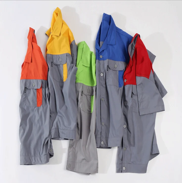 Cyalaa Wholesale Customized Facotory Sale  Summer Work Uniform  Unisex