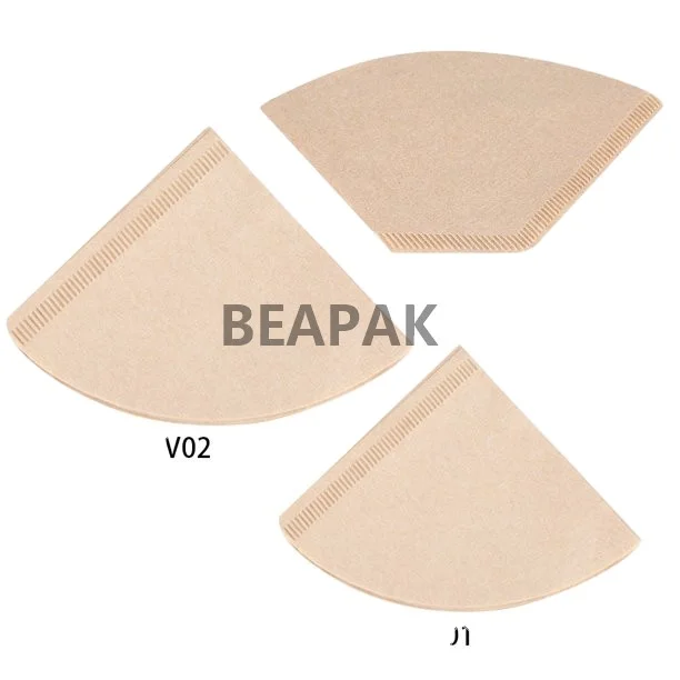 100pcs Coffee Paper Filter for Coffee Hand-poured Coffee Filter Drip 2-4 Cup New